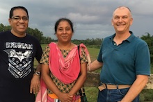 Brent Sipes in Bangladesh with Winrock International